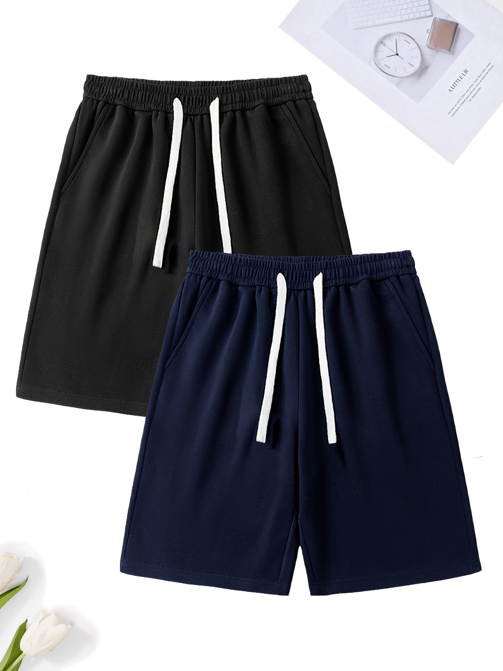 MAISON | Essential Relaxed Fit Shorts 2PCS