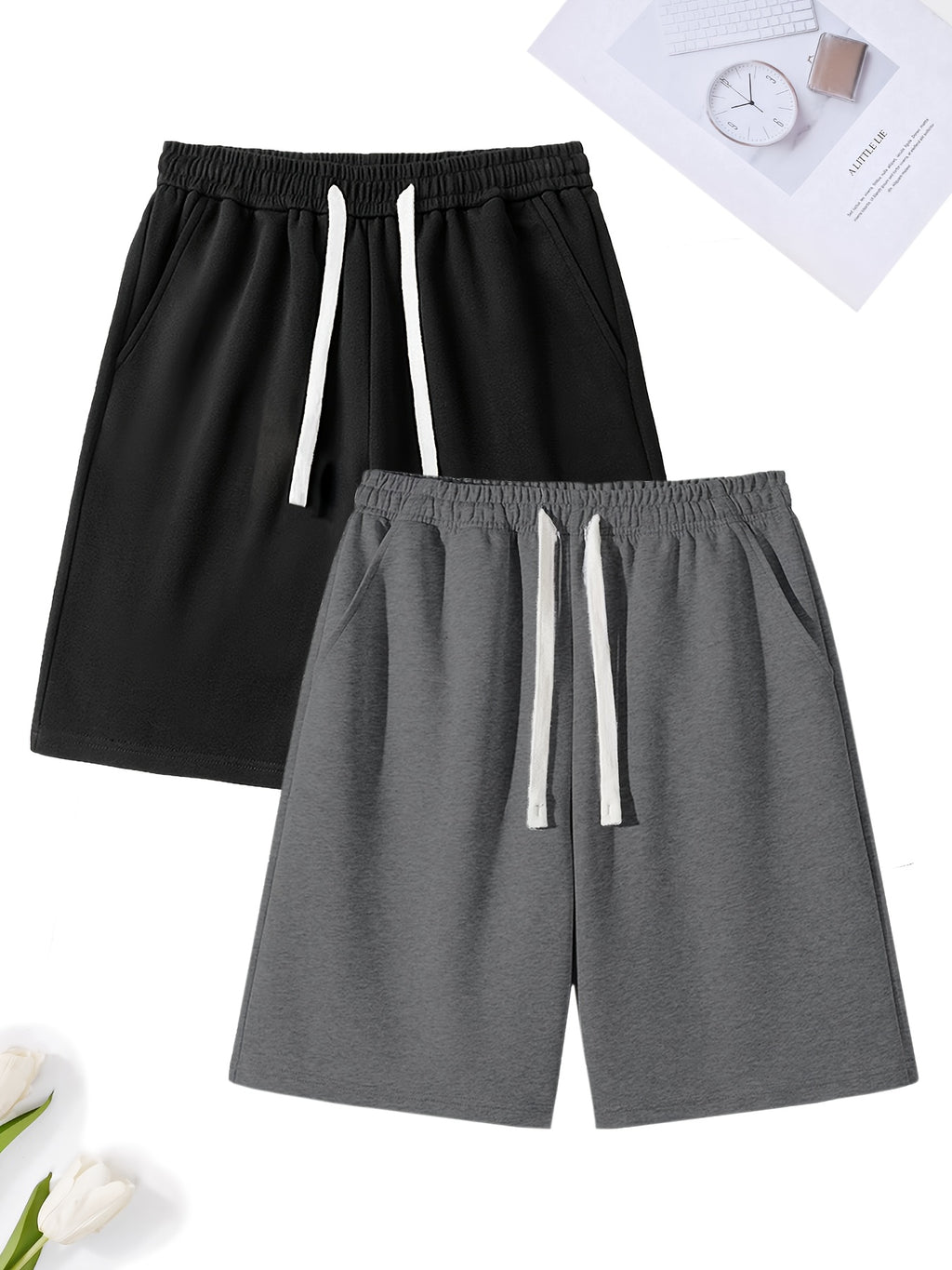 MAISON | Essential Relaxed Fit Shorts 2PCS