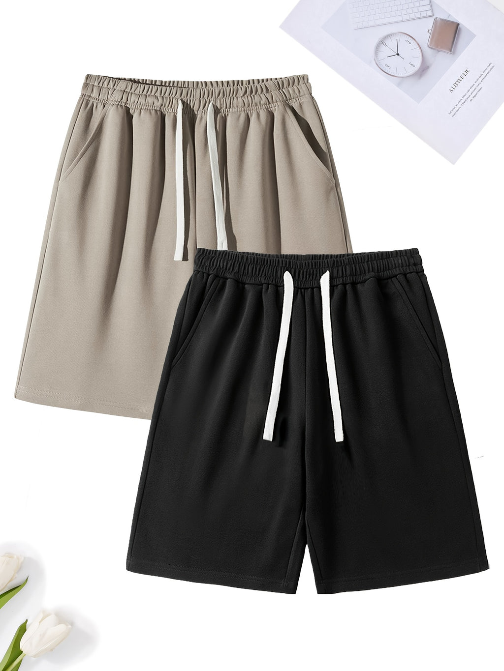 MAISON | Essential Relaxed Fit Shorts 2PCS