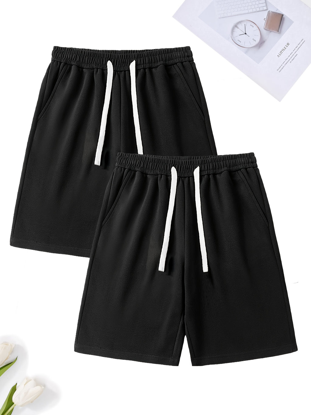 MAISON | Essential Relaxed Fit Shorts 2PCS