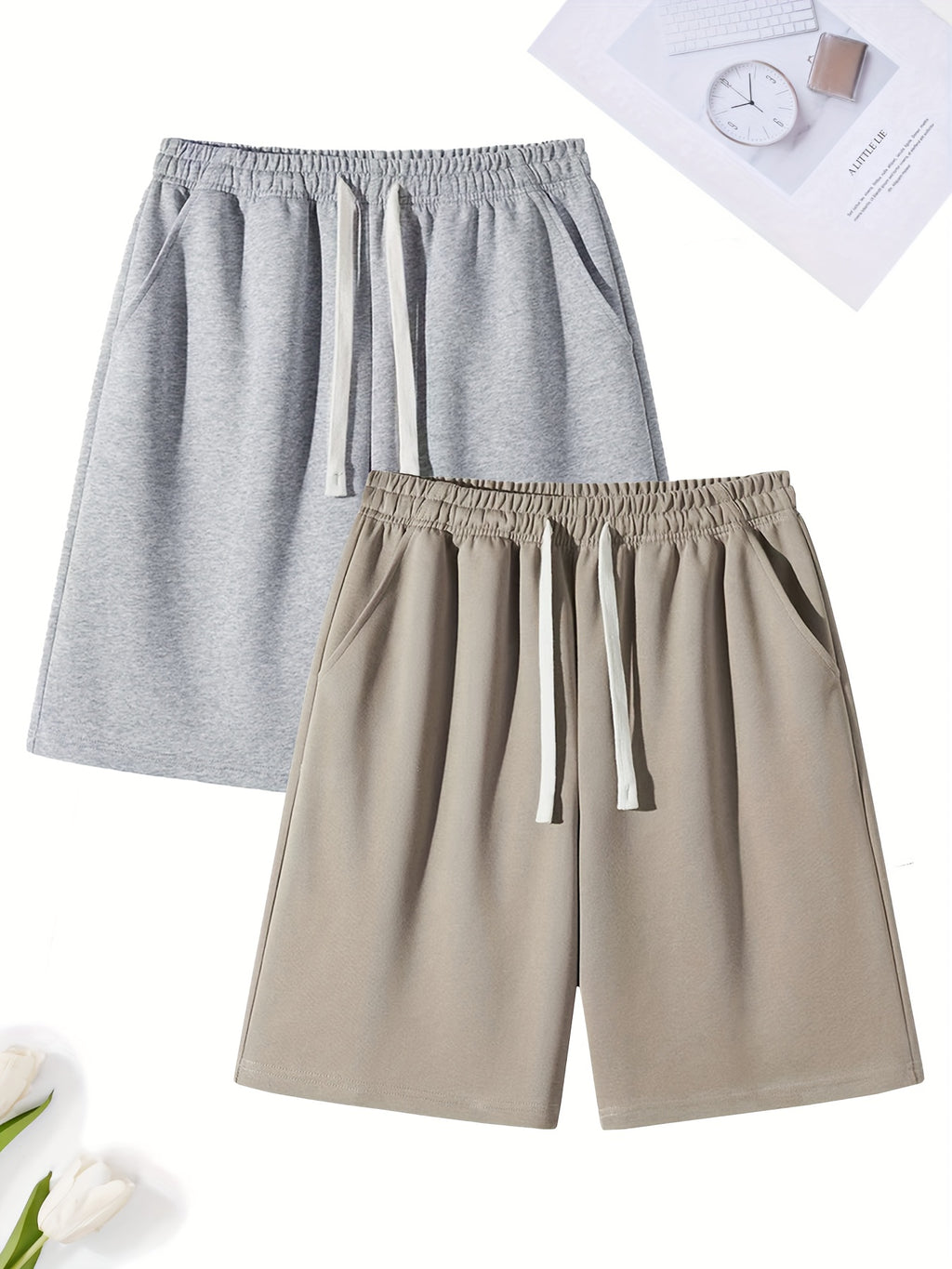 MAISON | Essential Relaxed Fit Shorts 2PCS